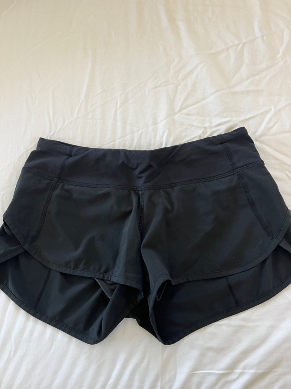 Lululemon Women's Black Layered Athletic Shorts